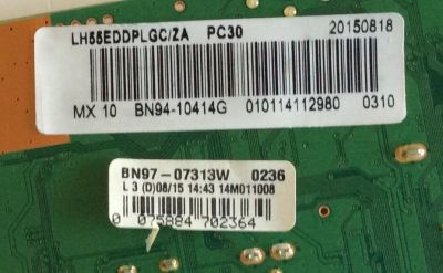 MAIN SAMSUNG / BN94-10414G / BN41-02162A / BN97-07313W / PANEL CY- DJ055CSLVZH / LSF550HJ07-A01 / MODELO LH55EDDPLGC/ZA VH03 - Imagen 2