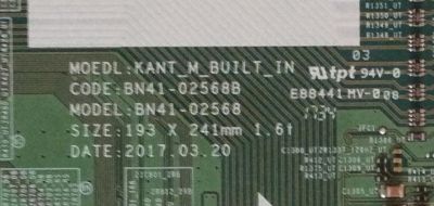 MAIN ORIGINAL PARA TV SAMSUNG / NUMERO DE PARTE BN94-12402R / BN41-02568B / BN97-12813R / PANEL CY-KM055HGAV2H / DISPLAY T550QVN06.0 / BN96-41913A / MODELO UN55MU7000FXZA / UN55MU7000FXZA AA02 - Imagen 3