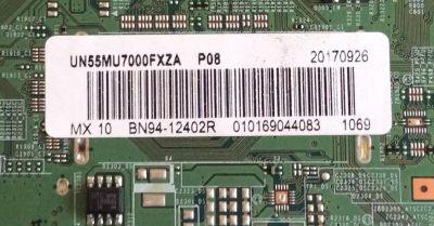 MAIN ORIGINAL PARA TV SAMSUNG / NUMERO DE PARTE BN94-12402R / BN41-02568B / BN97-12813R / PANEL CY-KM055HGAV2H / DISPLAY T550QVN06.0 / BN96-41913A / MODELO UN55MU7000FXZA / UN55MU7000FXZA AA02 - Imagen 2