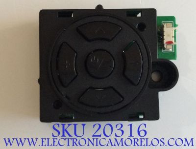 MODULO BOTON POWER ON TV RCA / LE-6010A / KB6160 / E351308 / PANEL C650U17-E68-S(G01) / MODELOS RTRU6527-US  / E4SW5017RKU A8C0M
