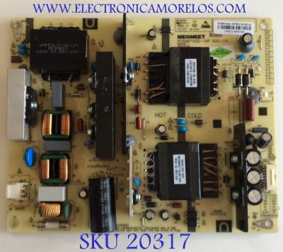 FUENTE DE PODER / ELEMENT / RCA MP160D-1MF / MP160D-1MF-600-UA / MP160D1MF600UA / MP160D-1MF 600-UA / L0900221 / PANEL C500U18-E5S-P / MODELOS E4SC5018RKU X8Q0H / RTRU5027-US /  RTRU5527-US