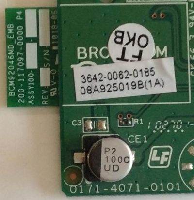 MODULO BLUETOOTH VIZIO / 3642-0062-0185 / 0171-4071-0101 / PANEL LC370EUH (SC)(R1) / MODELOS XVT323SV LAQKGHAL / XVT373SV / XVT553SV LASPGLAL / XVT553SV LAQPGLAM - Imagen 2