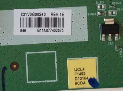 MAIN PARA TV TOSHIBA·FIRE TV 4K·UHD·HDR / NUMERO DE PARTE 631V0G00240 / 691V0G00240 / VTV-L55731 / UCI4 VTV-L55731 REV:1 / PANEL'S U500DU01 TT104 / U500DU01 TT103 / MODELOS 50LF621U19 / TF-50A810U19 - Imagen 2