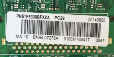 MAIN  SAMSUNG / BN94-07278A / BN41-02109A / BN97-08068A / PANEL S51FH-YB05 / MODELO PN51F5300BFXZA TS02 - Imagen 3