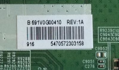MAIN TOSHIBA / 691V0G00410 / 631V0G00410 / UC17 VTV-L55731 REV:1A / PANEL U500DU01-TT107 / DISPLAY T500QVN03.7 / MODELO 50LF711U20 - Imagen 3