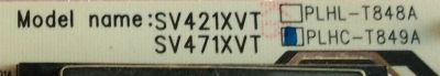 FUENTE DE PODER VIZIO / 0500-0412-0800 / 3PCGC10003A-R / PLHC-T849A / 0500-0412-0800R / PANEL LC470WUF-(SB)(M1) / MODELO SV471XVT - Imagen 2