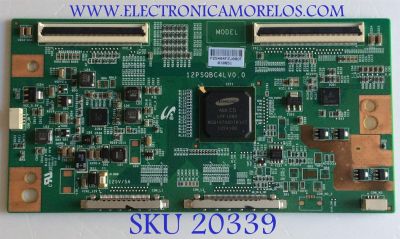 T-CON TOSHIBA / LJ94-25404F / 12PSQBC4LV0.0 / P25404F / PANEL LTA400HV04 / MODELO 40L5200U1
