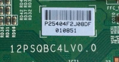 T-CON TOSHIBA / LJ94-25404F / 12PSQBC4LV0.0 / P25404F / PANEL LTA400HV04 / MODELO 40L5200U1 - Imagen 2