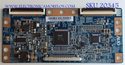 T-CON VIZIO / 55.37T05.C53 / 37T05-C07 / PANEL T370HW03 V.L / MODELO E370VL