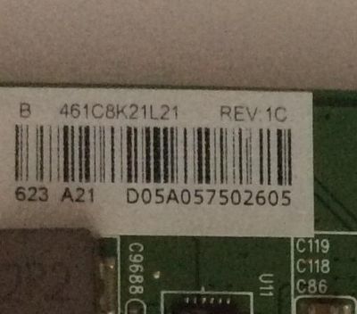 MAIN TOSHIBA / 461C8K21L21 / 431C8K21L21 / SBB55T VTV-L55730 REV:1 / PANEL K550WDR1 / MODELO 55L621U - Imagen 4