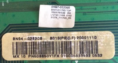 MAIN  SAMSUNG / BN94-02820B / BN41-01170B / BN97-03209B / PANEL'S 50FH-YD03 / S50FH-YB04 / MODELO PN50B850Y1FXZA SP05 - Imagen 2