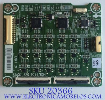 LED DRIVER PARA TV HISENSE ULED / NUMERO DE PARTE 248459 / RSAG7.820.9076/ROH / E303981 / PANEL HD500V3U51-TAL3\S0\FJ\GM\ROH / DISPLAY T500QVN03.7 / MODELO 50H8F