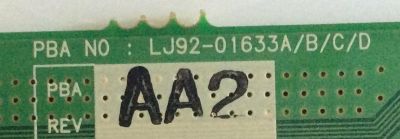 BUFFER SAMSUNG / LJ92-01633A / LJ41-06271A / AA2 / 633A / PANEL S50FH-YB04 / MODELOS PN50B860Y2FXZA / PN50B850Y1FXZA - Imagen 3