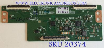 T-CON LG / 6871L-5108A / 6870C-0532C / V15 FHD DRD NON-SCANING_V0.1 / MODELO 49LV340C-UB BUSYLJR