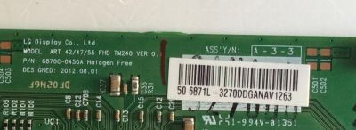 T-CON PARA TV VIZIO / NUMERO DE PARTE 6871L-3270D / 6870C-0450A / 3270D / PANEL V500FWMS01 / MODELO M501D-A2R / M501D-A2R LWJJOICQ - Imagen 2