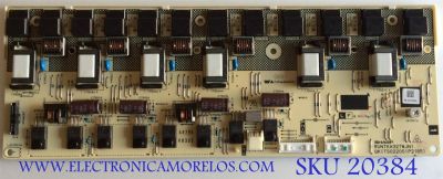 BACKLIGHT INVERTER SHARP / RUNTKA327WJN1 / QKITS0220S1P2(85) / PANEL LK520D3LZ50R / MODELO LC-52D64U