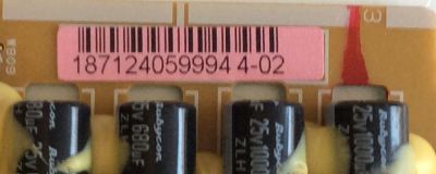 FUENTE DE PODER JVC / SANSUI / CEK604A / DS-1107A / MODELOS LT-42E910 / LT-42EM91 / SLED4280 - Imagen 2