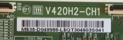 T-CON SANSUI, RCA / 35-D049986 / V420H2-CH1 / PANEL V420H2-LE3 REV.C3 / MODELOS SLED4280 / LED42A55R120Q - Imagen 2