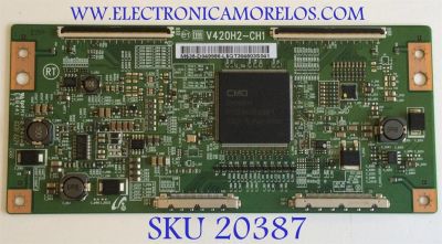 T-CON SANSUI, RCA / 35-D049986 / V420H2-CH1 / PANEL V420H2-LE3 REV.C3 / MODELOS SLED4280 / LED42A55R120Q
