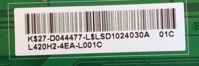 LED DRIVER SANSUI, RCA / 27-D044477 / VDT70102.00 / PANEL V420H2-LE3 REV.C3 / MODELOS SLED4280 / LED42A55R120Q - Imagen 3