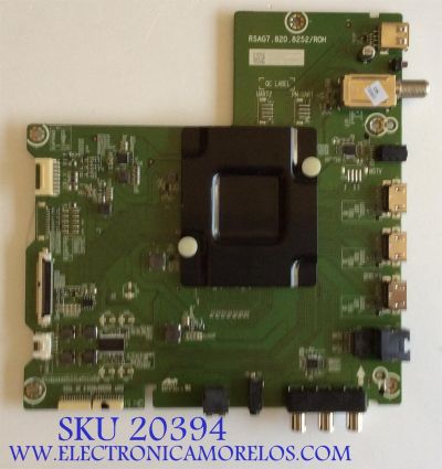 MAIN SHARP / 253012 / RSAG7.820.8252/ROH / 190391 / 243033 / PANEL HD550S1U51-TAL2B1\S0\GM\BBY\ROH / MODELO LC-55LBU711U