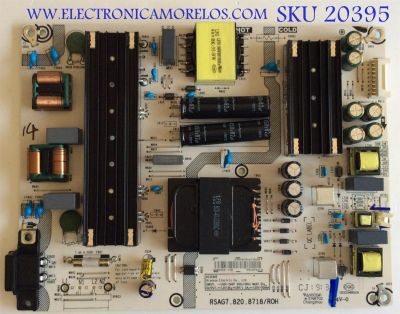 FUENTE DE PODER SHARP / 243936 / RSAG7.820.8718/ROH / HLL-4365WB / PANEL HD550S1U51-TAL2B1\S0\GM\BBY\ROH / MODELO 