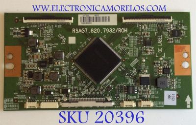 T-CON SHARP / 247356 / RSAG7.820.7932/ROH / PANEL HD550S1U51-TAL2B1\S0\GM\BBY\ROH / MODELO LC-55LBU711U