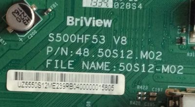 MAIN INSIGNIA / 55.50S12.ME2 / S500HF53 / 48.50S12.M02 / 50S12-M02 / PANEL T500HVN07.1 / MODELO NS-50D40SNA14 - Imagen 2