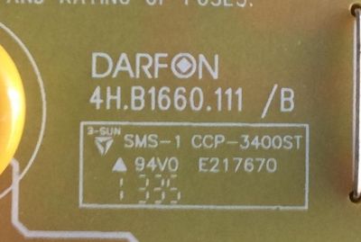 FUENTE DE PODER INSIGNIA / 19.50S12.001 / 4H.B1660.111/B / 1950S12001 / B166-705 / PANEL T500HVN07.1 / MODELO NS-50D40SNA14 - Imagen 2
