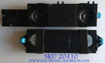 KIT DE BOCINAS PARA TV SHARP / VIT70210 / VIT70210-18W8 /18I22S1/ PANEL HD650S1U71\S0\GM\ROH / MODELOS LC-65Q6020U / LC-65Q7370U / LC-65Q7330U / LC-65Q7300 U / 65H6E