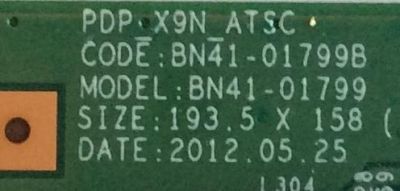 MAIN / SAMSUNG / BN96-24640A / BN41-01799B / PARTES SUSTITUTAS BN94-04343H / BN94-05499A / BN94-06039A / BN96-20969A / BN96-20970A / BN96-20972A / PANEL S51AX-YD01 / S51AX-YB01 / MODELOS PN51E440A2FXZA TT04 / PN51E440A2FXZA TD02 - Imagen 3