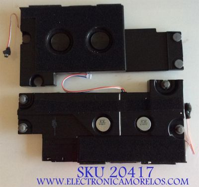 KIT DE BOCINAS  HISENSE  / 21Y050-06 / 180200020 / 18C091B1 / MODELO 65H9E PLUS