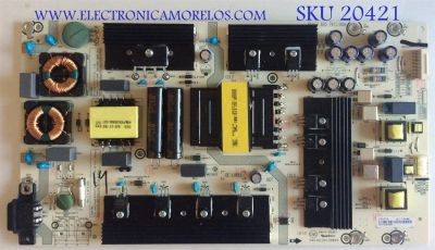 FUENTE DE PODER PARA TV HISENSE / NUMERO DE PARTE 235738 / RSAG7.820.7911/ROH / HLL-5465WC / PANEL´S HD650S1U71/S1/GM/ROH / MODELO 65R6E
