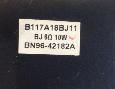 KIT DE BOCINAS PARA TV SAMSUNG / BN96-42182A / B117A / ABS-FR(40)K / MODELOQN65Q7FAMF - Imagen 3