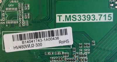 MAIN  SCEPTRE / 142123332022 / T.MS3393.715 / HV480WU2-300 / B14041743 / PANEL CN48HA820 / MODELO E485BV / E485BV-FMQR8BK - Imagen 3