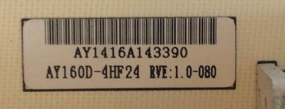 FUENTE DE PODER SCEPTRE / AY160D-4HF24 / AY160D-4HF24-080 / 3BS0046114 / PANEL CN48HA820 / MODELO E485BV-FMQR8BK - Imagen 3