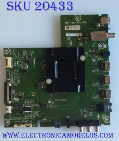 MAIN / HISENSE 231565H / RSAG7.820.8252/ROH / 231563H / HU55A6100UWR / 231565 / 231563 / 3TE55G184 / E303981 / PANEL HD550S1U81-L1\S0\GM\ROH 233143 / MODELO 55R7E / 55R7E R55G18411 /55R6E 