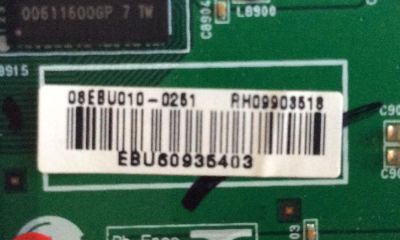 MAIN LG / EBU60935403 / EAX61532702(0) / EBT61155902 / PARTES SUSTITUTAS CRB30919301 / PANEL'S T420HW07 V.1 XXXXG / T420HW01 V.1 / MODELOS 42LE5400-UC.AUSDLUR / 42LE5400-UC AUSDLHR - Imagen 2