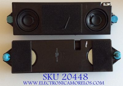 KIT DE BOCINAS PARA TV HISENSE / VIT70210 / VIT70210-18W8-01 / PANEL HD600N3U22 / MODELO 60H6E / 60R6E