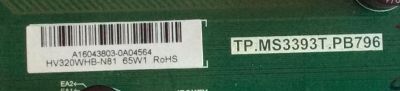 MAIN FUENTE (COMBO) INSIGNIA / A16043803 / TP.MS3393T.PB796 / HV320WHB-N81 / 22002A0166T / PANEL BOEI320WX1-01 / MODELO  - Imagen 2
