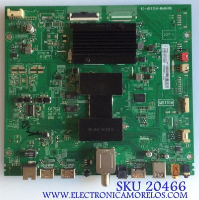 MAIN TCL / 08-CS55TML-LC332AA / 40-MST10M-MAH4HG / 08-MST1002-MA200AA / 08-MST1002-MA300AA / PANEL LVU550NEBL / MODELO 55S515