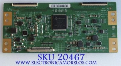 T-CON ATYME / HV550QUB-N40 / 47-6021156 / HV550QUBN4044-9771317 / PANEL LSC550FN21 / MODELO 550AM7UD 