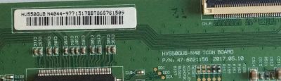 T-CON ATYME / HV550QUB-N40 / 47-6021156 / HV550QUBN4044-9771317 / PANEL LSC550FN21 / MODELO 550AM7UD  - Imagen 2