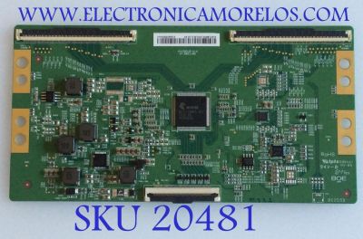 T-CON VIZIO /  44-9771367O / HV430QUB-N1A / HV430QUBN1A / 44-97713670 / PANEL TPT430H3 -QUBN1A.K REV:SA9P0B / MODELO E43-F1 LTMUWTKV