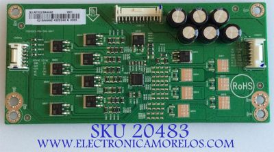 LED DRIVER VIZIO / LNTVIQ18AAAA2 / 715G9365-P01-000-004Y / (X)LNTVIQ18AAAA2 / PANEL TPT430H3 -QUBN1A.K REV:SA9P0B / MODELO E43-F1 LTMUWTKV