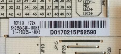 FUENTE DE PODER HITACHI / 81-PBE055-H4C48 / SHG5504C-101H / SHG5504C48-101HB / CCP-508 / SHG5504C27 / PANEL LVU490CSDX  E2 / MODELOS 49R80 / 50R81 - Imagen 3