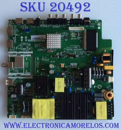 MAIN MAGNAVOX / AE0011129 / TP.MS3458.PC757 / A17082980-2P05100 / 138W2    ROHS / PANEL LSC550FN24 / LSC550FN18 / MODELO PLDED5520-UHD