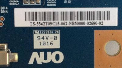 T-CON LG / 55.42T09.C15 / T315HW05 / 31T12-C04 / 5542T09C15 /  PANEL T420HW07 V.1 / MODELO 42LE5400-UC AUSDLUR - Imagen 2