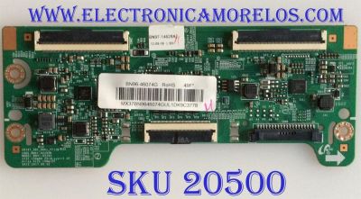 T-CON ORIGINAL PARA TV SAMSUNG / NUMERO DE PARTE BN96-46074G / BN41-02292B / BN97-14628A / BN9646074G / BN9714628A / PANEL CY-JN049BGLV1H / CY-JN049BGLV4H / DISPLAY LSF490HN01-L07 / BN96-39225A / MODELO UN49J5290AFXZX / HG49NJ477MFXZA FA01