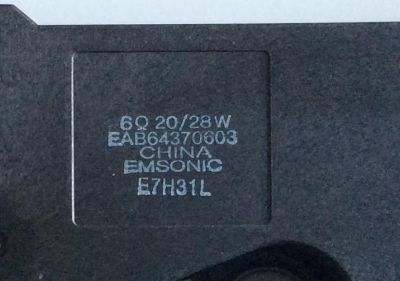 BOCINAS PARA TV LG / MGJ639816 / EAB64370604 / EAB64370603 / PANEL LC650AQD-EKA4 / MODELO OLED65B7P-U BUSYLJR - Imagen 3